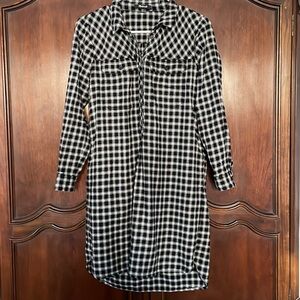 5/$20 BUNDLE TO SAVE - MADEWELL Plaid Shirtdress Size XXS